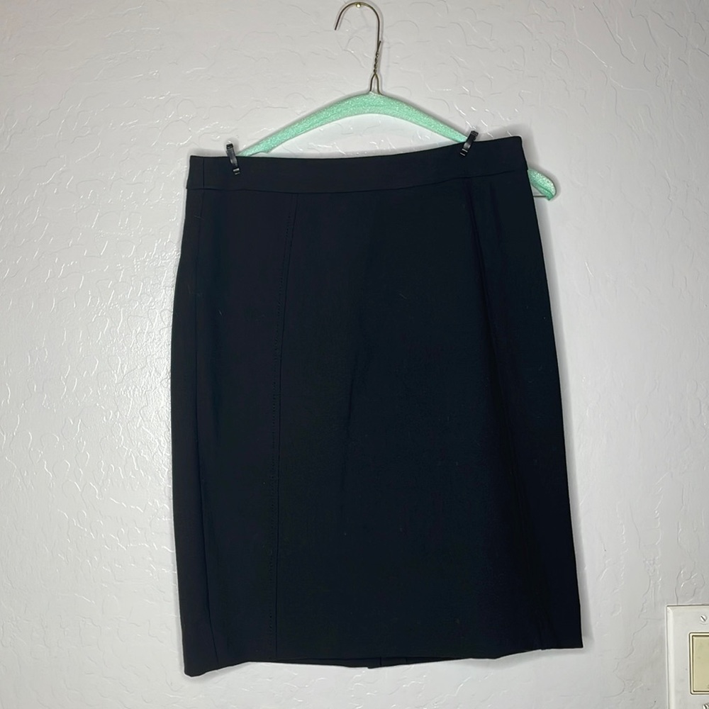 Halogen black pencil skirt size 2